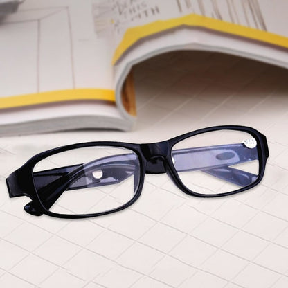+4.5 to +6.0 Optical Reading Glasses, Black Frame, 1 Pair Black 5.5