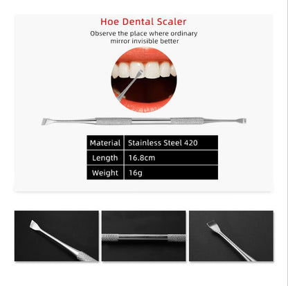 Dentist Stainless Steel Tartar Remover Set of 4