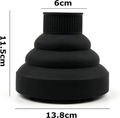 Universal Hair Dryer Diffuser Nozzle - Universal Silicone for Curls, Universal for Brushes