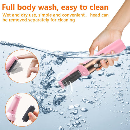 Electric Foot File - Professional Callus Remover - Pack of 10 - 3 Adjustable Speeds - For Dead Skin and Calluses - Pink