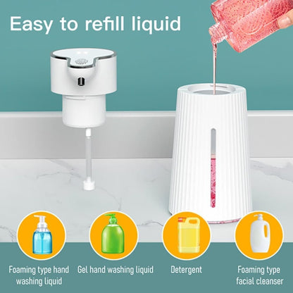 Automatic Soap Dispenser 400ml Touchless USB-C Rechargeable Soap Pump