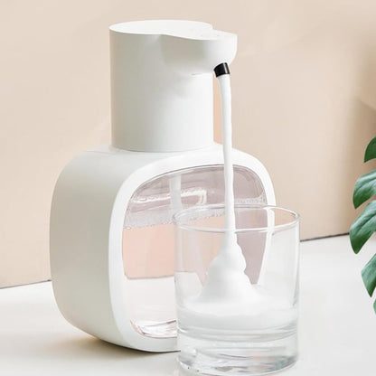 500ml Touchless Automatic Soap Dispenser with USB-C Charging, Silver