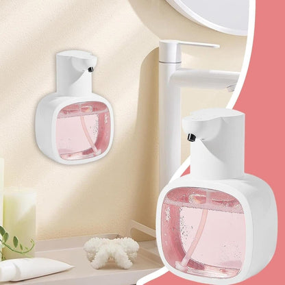 500ml Touchless Automatic Soap Dispenser with USB-C Charging, Silver