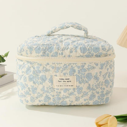 Floral Makeup Bag 3-Piece Set, Travel Toiletry Organizer, 20 x 10 cm