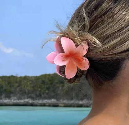 Anti-Slip Flower Hair Clips 4-Pack, Non-Slip Floral Hair Accessories for Women and Girls