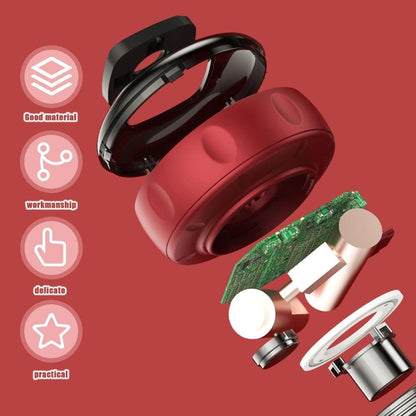 12-Speed Electric Cupping Therapy Machine Vacuum Massager Set, Red