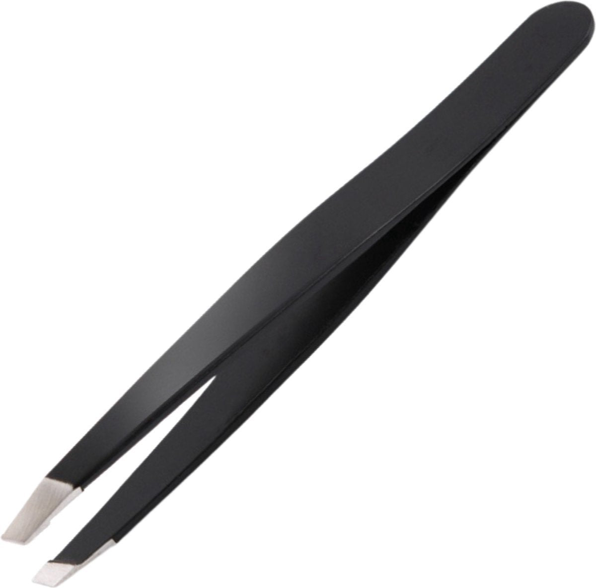 Eyebrow Plucking Tweezers Stainless Steel | Eyebrow Hair Removal | Facial Hair Removal | 8.5 CM | Black