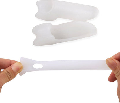 Silicone Toe Corrector Little Toe | Toe Spreader | Little Toe Protector | 1 Pair | Transparent