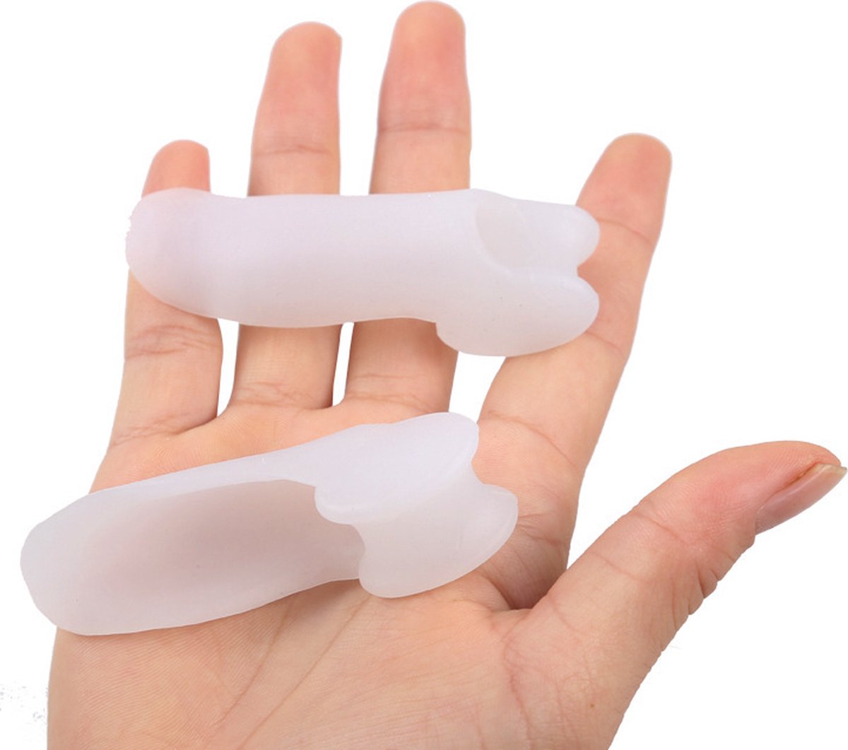 Silicone Toe Corrector Little Toe | Toe Spreader | Little Toe Protector | 1 Pair | Transparent