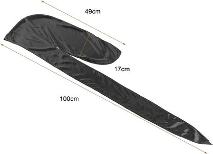 Durag Bandana | Silky Soft | Headscarf | Headband | Hairnet | Unisex | Black