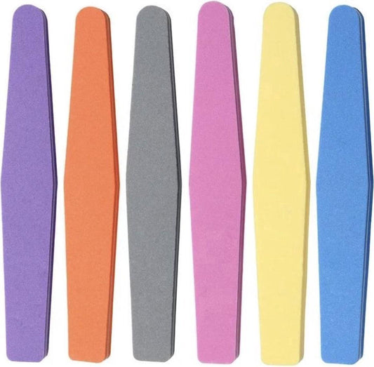 Nail buffer set, five colored polishing blocks