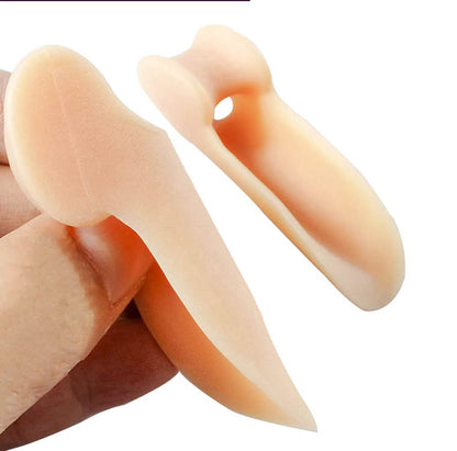 Silicone Toe Corrector Little Toe | Toe Spreader | Little Toe Protector | 1 Pair | Beige