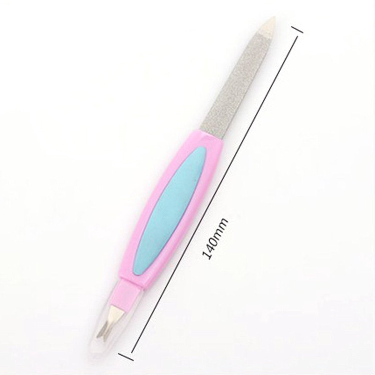 Cuticle Remover and Nail File in 1 | Cuticle Cutter | Stainless Steel Nail File | Cuticle Pusher | Cuticle Remover | Cuticle Pusher