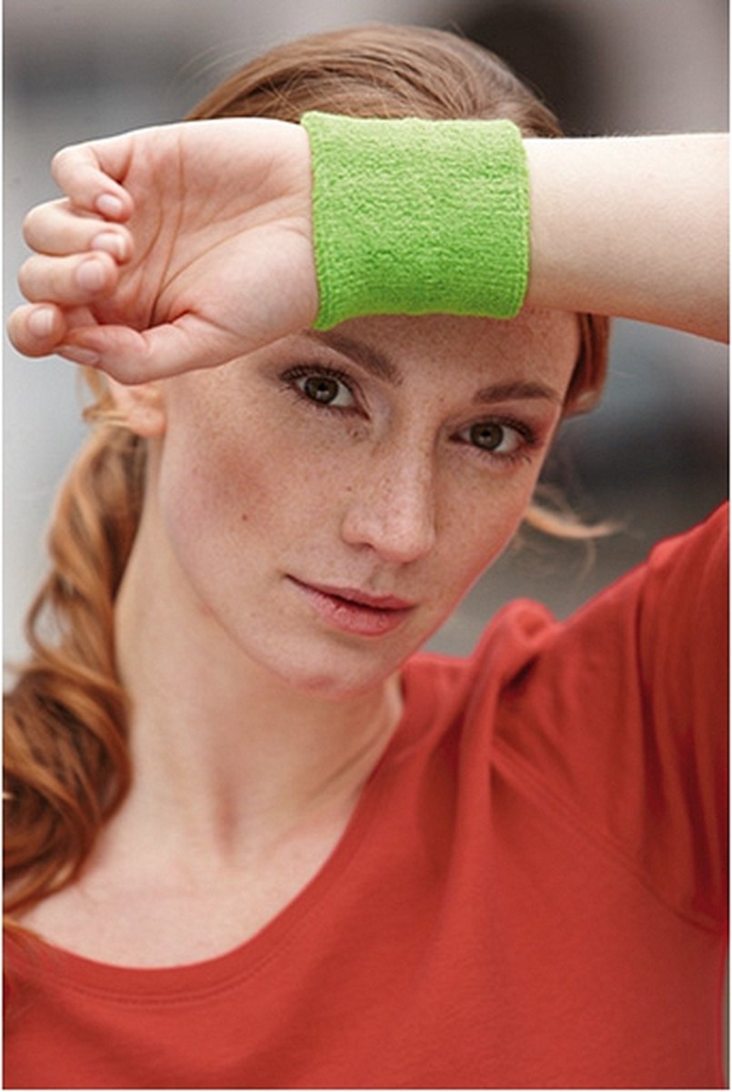 Light blue wrist sweatbands 2 pieces