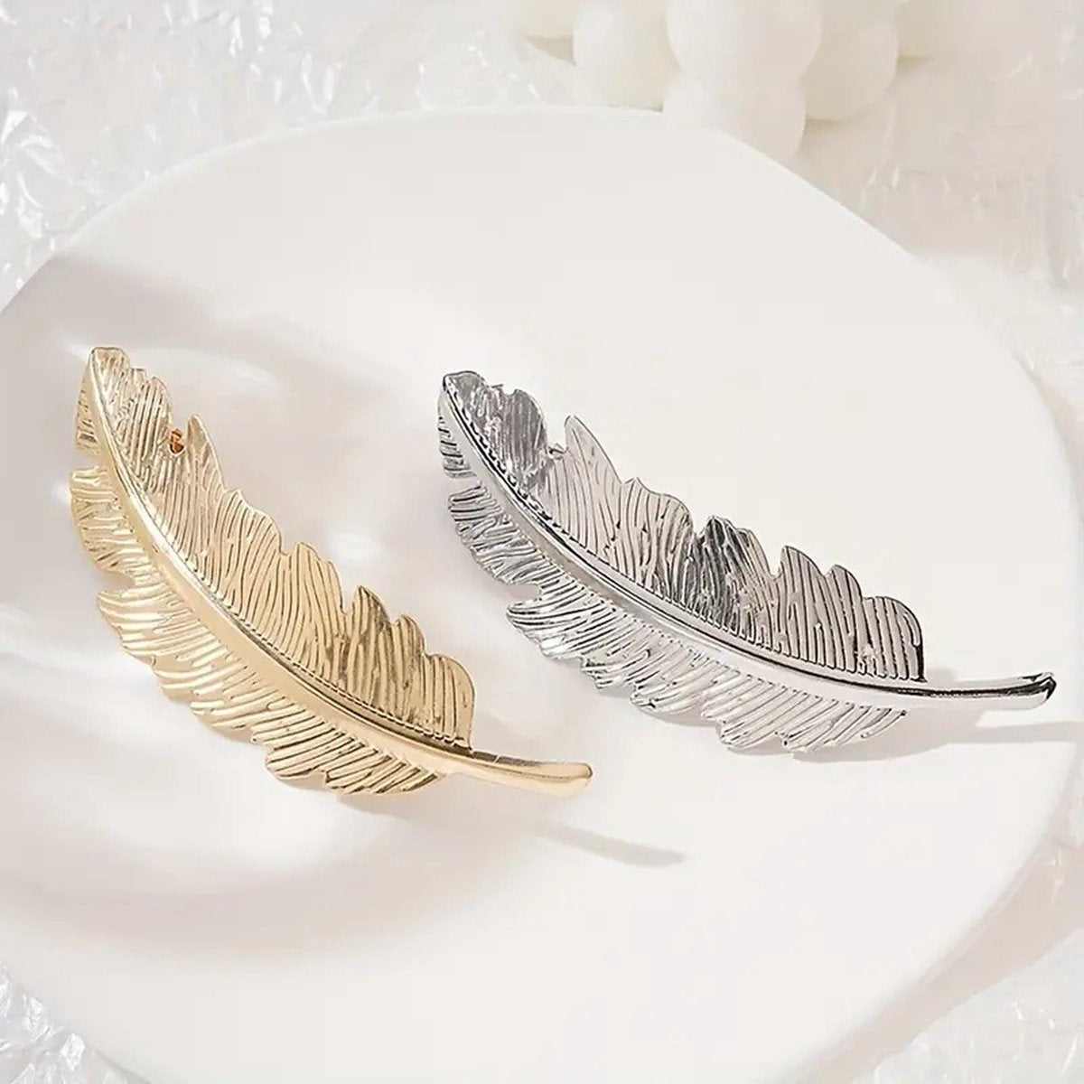 Hair Clip | Hair Pin | Perfect Hair Bun | Bun Maker | Styling Tool Hair Clip | Hair Style Attachment | French Barrette Clip | Gold