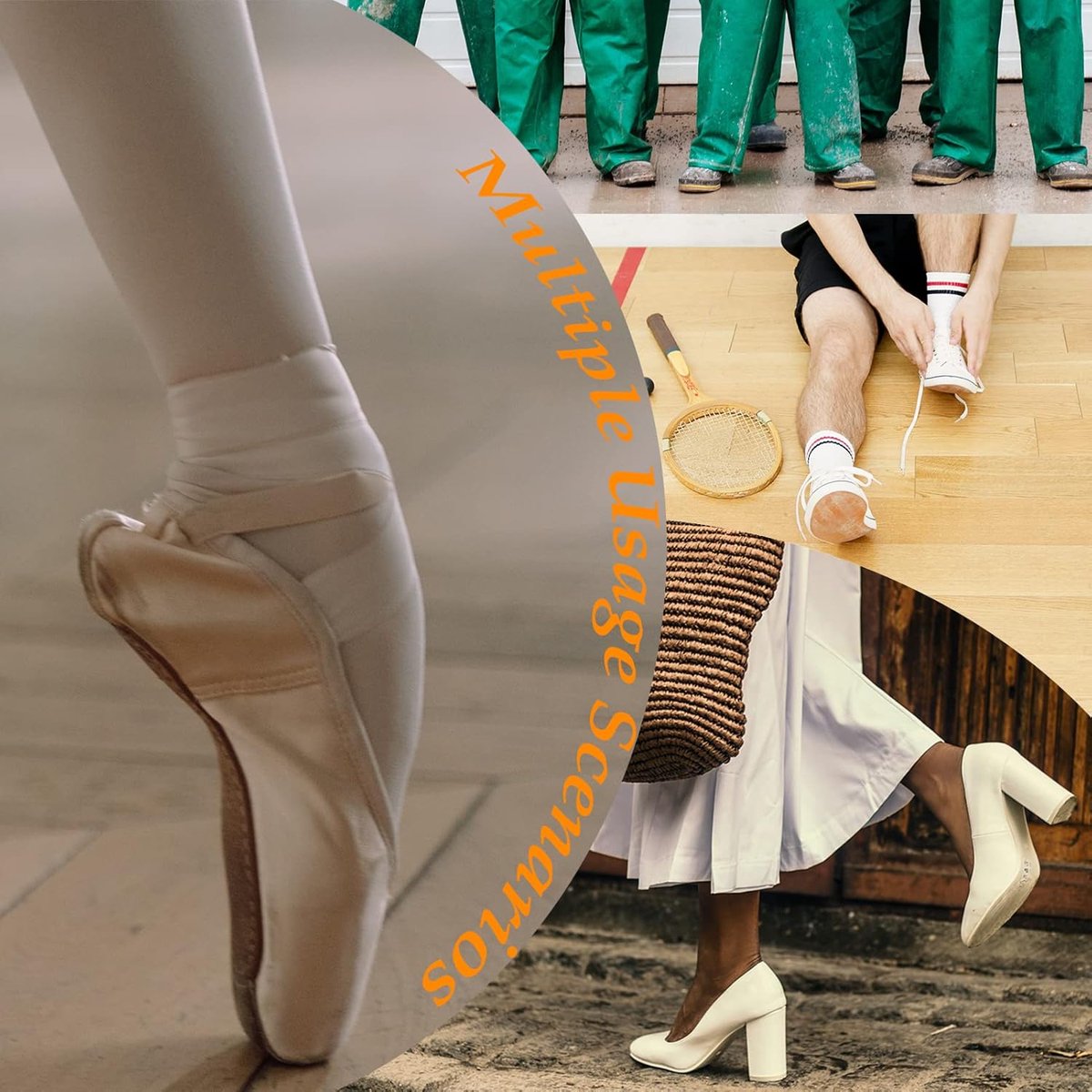 Soft gel toe protectors - Ballet dance, pointed shoes & high heels - For women & girls