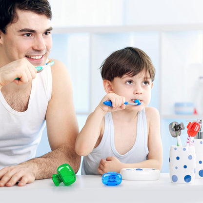 Electric Toothbrush Protective Cap - 6 Pieces - Toothbrush Holder - Protective Cover for Toothbrush Heads - Toothbrush Head Cover Cap - Compatible with Manual and Electric Toothbrushes - Travel Accessories