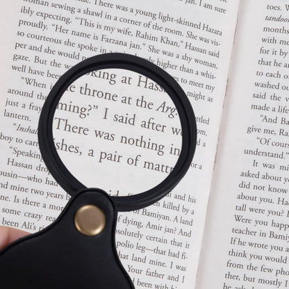 Magnifying Glass - 3 Pieces - 10x Magnification - Pocket Handheld Magnifying Glass - Reading Magnifier - Reading Magnifier - Mini Magnifying Glass - Reading Magnifier - Pocket Magnifying Glass - Reading Magnifier for Seniors and the Visually Impaired - Ma
