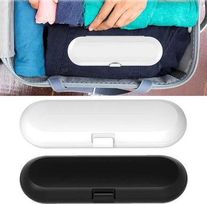 Electric Toothbrush Case – Dual-Pack Travel Holder for Braun, Compatible with Oral-B