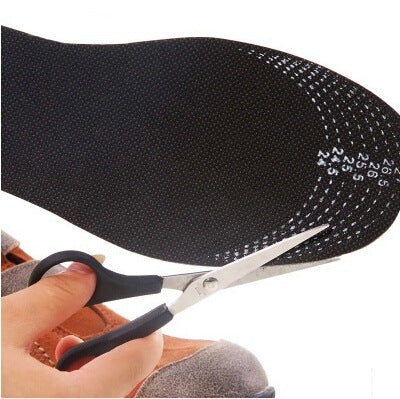 Activated Carbon Shoe Insoles for Odor Neutralization and Moisture Absorption, 6 Pairs