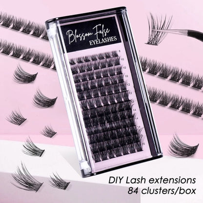 DIY Eyelash Extension Individual Cluster False Eyelashes
