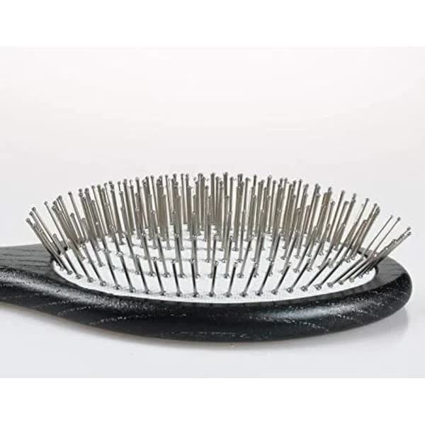 Metal Spike Paddle Brush for Women Men Children Hair Detangling Massage Anti-Static All Hair Types