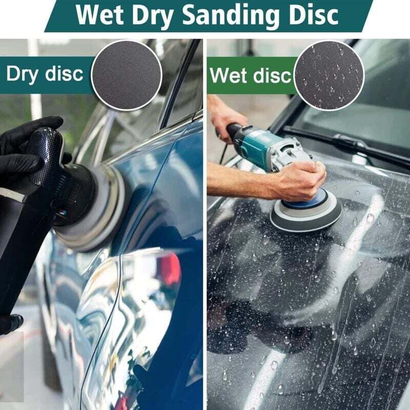Wet Dry Sanding Discs 50mm 24-Piece 600-5000 Grit for Polishing Metal Wood