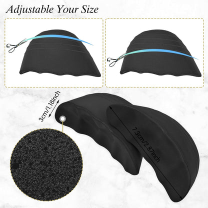 Shoe Filler Insert, Shoe Filler for Shoes Too Big, Toe Cushion Fillers Make Shoes Fit, Shoe Filler for Loose Shoe, Prevent Heel Sliping, One Size Fits Shoe Inserts for Women and Men (Blcak, 3 Pairs)