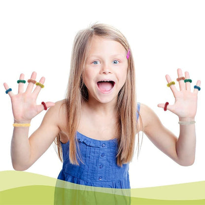 Fidget Stress Ring Sensory Toys for Anxiety and ADHD - 14 Pack Stress Rings