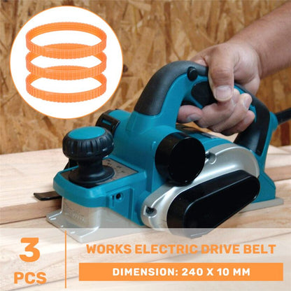 3 PU 240 mm belt Electric planer drive belt for 1900B
