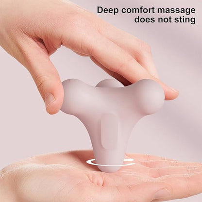 Massage Balls - 1 item - Shiatsu massage device - Massage balls with relief points - Trigger point exercise balls - Exercise ball - Massages shoulder, neck, waist and hand muscles (Pink)