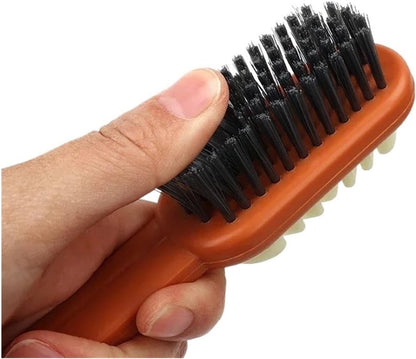 Shoe Brush - 2-in-1 Matte Shoe Brush - Soft Cleaning Brush - Silicone Brush - Provides optimal care for suede and leather shoes.
