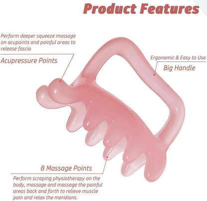 Massage Tool - Myofascial Release - Relieves Tension - Pink