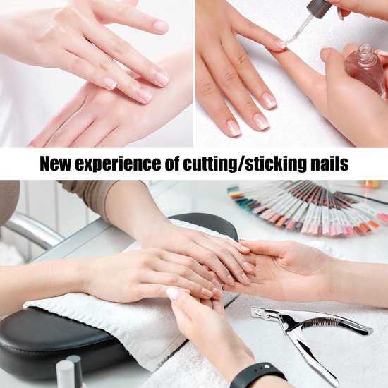 False Nail Clipper - Professional Nail Clipper - Gel Nails - Nail Clipper - Trimmer - Manicure Knife - Artificial Nail Clipper - Professional Nail Clipper for Home Manicure (Silver)