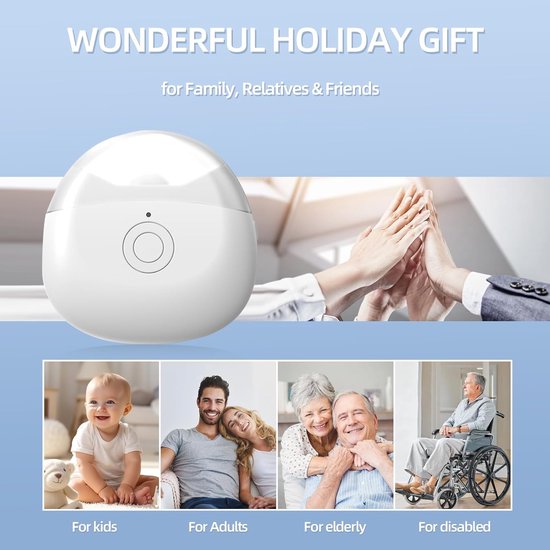 Electric Nail Clipper - Automatic with 2 Speeds & LED Light - Rechargeable via USB-C - For Children and Adults