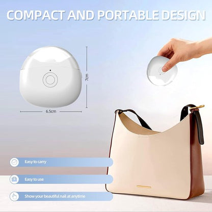Electric Nail Clipper - Automatic with 2 Speeds & LED Light - Rechargeable via USB-C - For Children and Adults