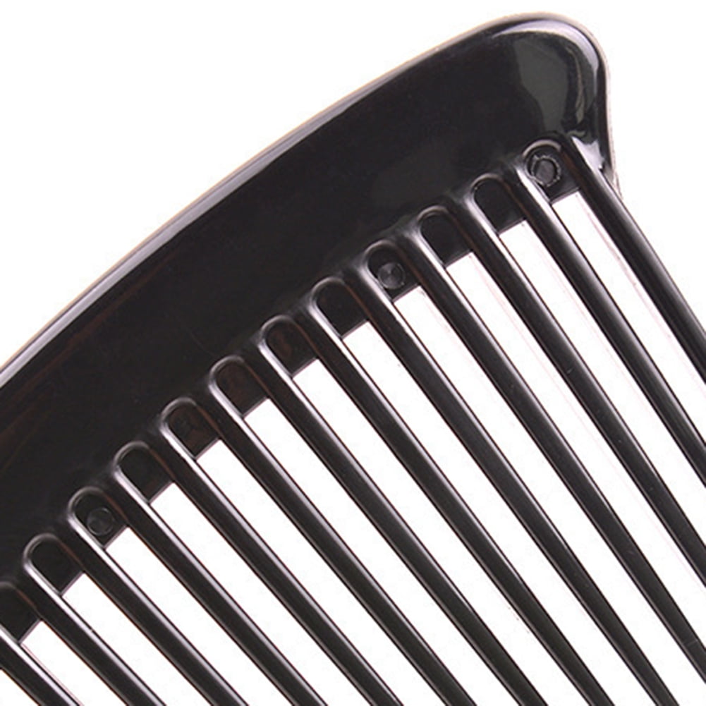 Large Wide Tooth Comb Handle Detangling Reduce Hair Loss Brush Tool (Black) Black