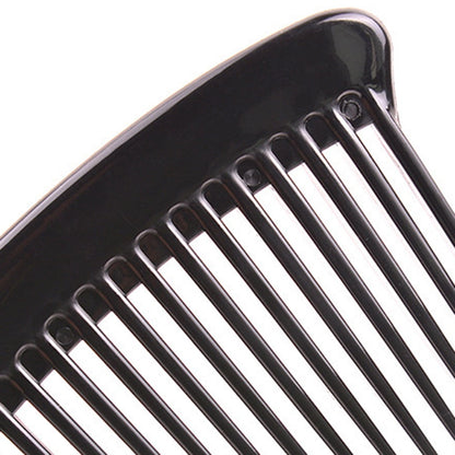 Large Wide Tooth Comb Handle Detangling Reduce Hair Loss Brush Tool (Black) Black