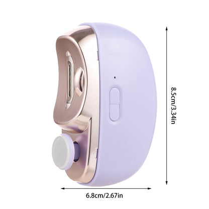 Toenail Grinder for Thick Toenails Human Electric Nail Clipper Automatic Nail Trimmer 2 In 1 Nail & Remover For Hands & Feet Ideal For Elderly & Kids One Size White