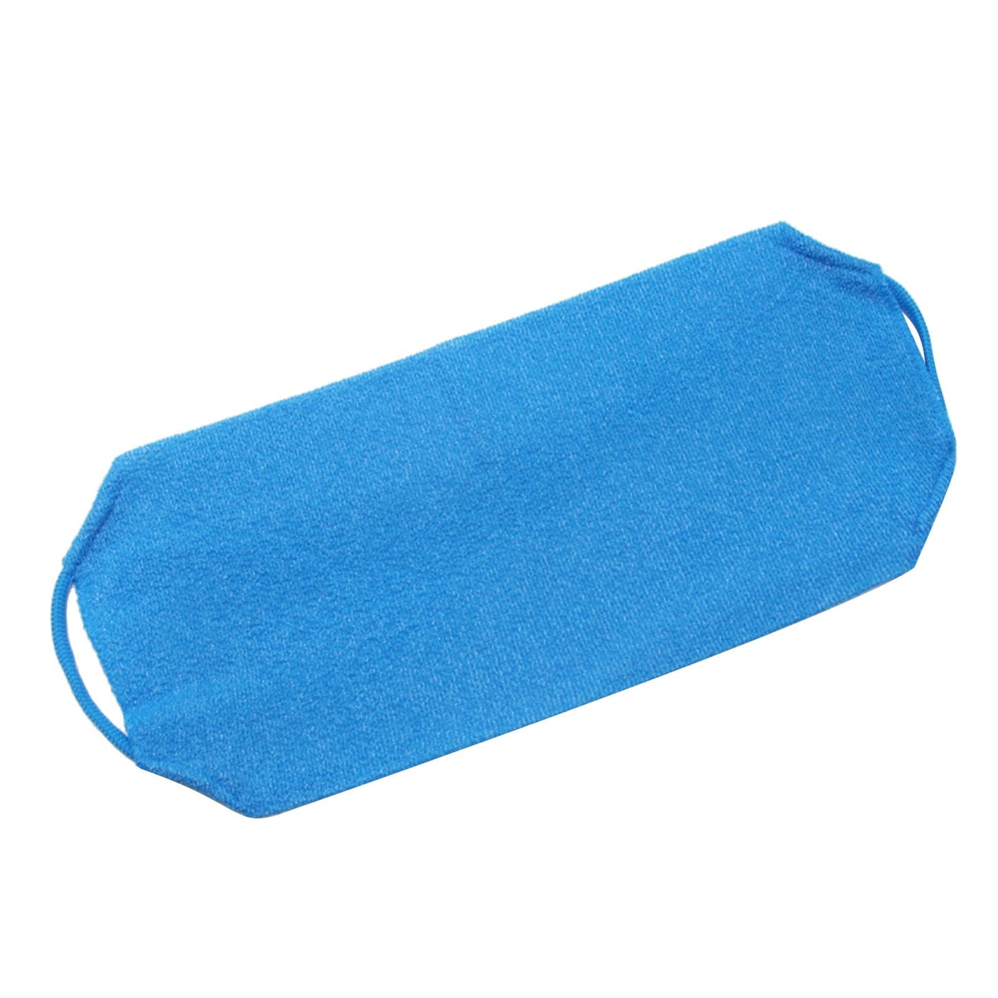 Tyidzon Exfoliating Back Scrubber with Handles, 17.7 Inch Double-Sided Back Exfoliator Body Scrub Towel, Exfoliating Washcloth Bath Tool for Use in Shower, Back Washer to Clean Your Skin for Women Blue