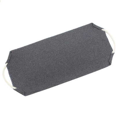 Tyidzon Exfoliating Back Scrubber with Handles, 17.7 Inch Double-Sided Back Exfoliator Body Scrub Towel, Exfoliating Washcloth Bath Tool for Use in Shower, Back Washer to Clean Your Skin for Women Dark Gray