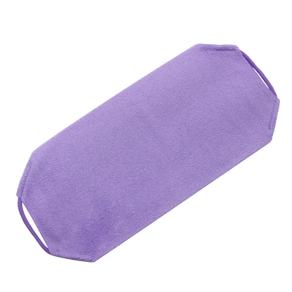 Tyidzon Exfoliating Back Scrubber with Handles, 17.7 Inch Double-Sided Back Exfoliator Body Scrub Towel, Exfoliating Washcloth Bath Tool for Use in Shower, Back Washer to Clean Your Skin for Women Purple