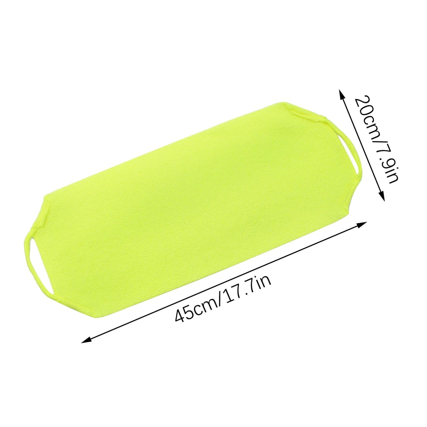 Tyidzon Exfoliating Back Scrubber with Handles, 17.7 Inch Double-Sided Back Exfoliator Body Scrub Towel, Exfoliating Washcloth Bath Tool for Use in Shower, Back Washer to Clean Your Skin for Women Yellow