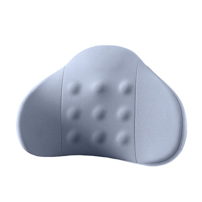 LSLJS Lumbar Cushion Memory Foam Lumbar Support Pillow for Car - Mid/Lower Back Support Cushion - for Car Seat, Office Chair, Car Lumbar Support Cute Car Pandas Lumbar Pillow Car Interior Supplies A-Light Blue