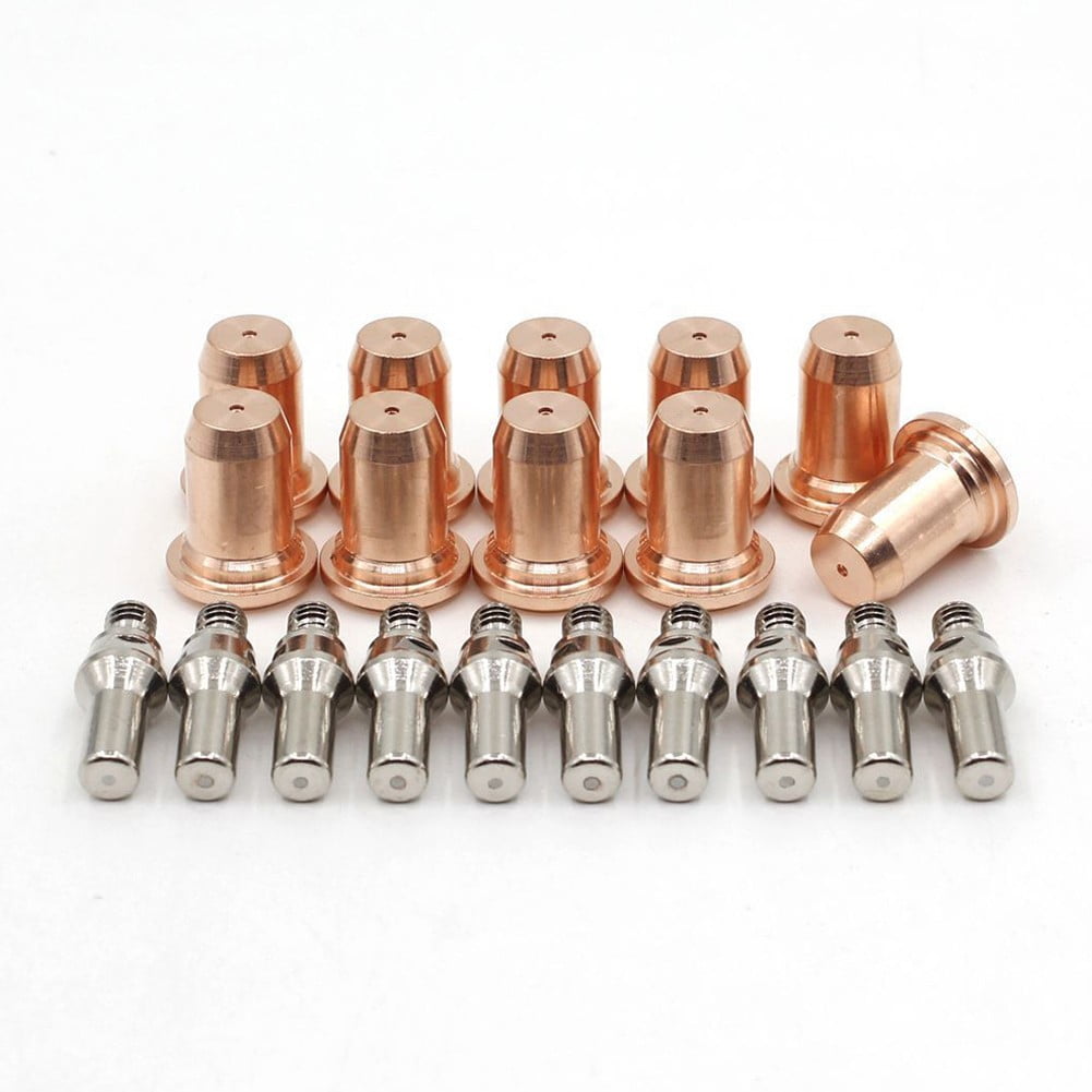 20Pcs Plasma Electrode Mt52582 Tips Nozzles Mt51313P1.1 For Pt60 Cutting Torch