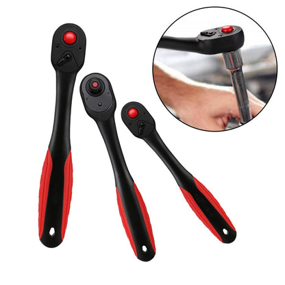 72 Tooth Ratchet Wrench Driver Quick-Release Socket Wrench 9.5Mm Fangkenuo 6.35Mm