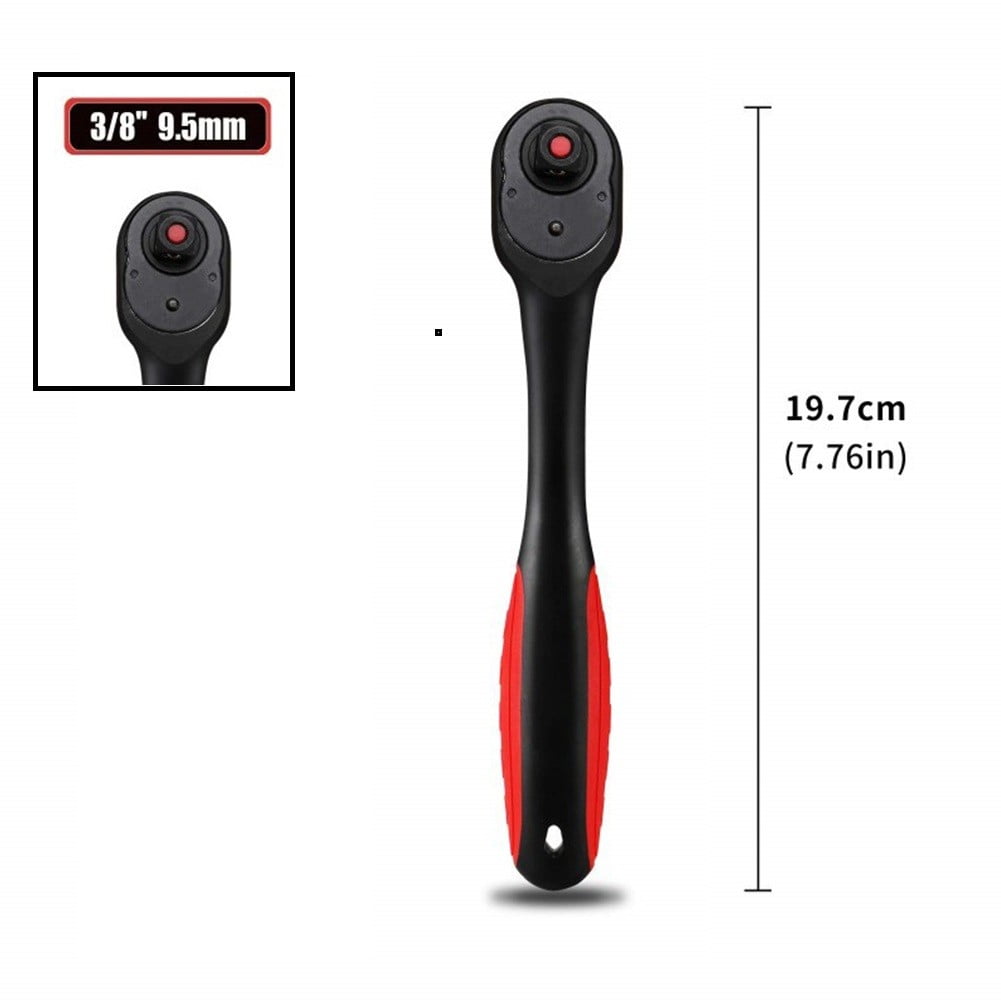 72 Tooth Ratchet Wrench Driver Quick-Release Socket Wrench 9.5Mm Fangkenuo 9.5Mm
