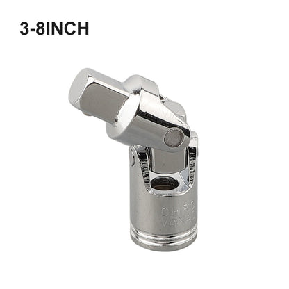 1/4In 3/8In 1/2In -Universal Joint Socket Swivel Drive Adapter Reducer For Ratchet Extension Bar Repair Cars Wrench Sockets 1-4Inch Smile Home 3-8Inch
