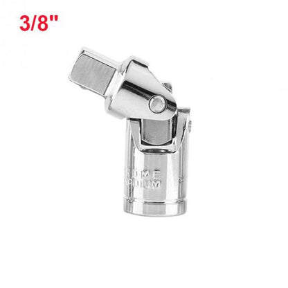 1/4In 3/8In 1/2In -Universal Joint Socket Swivel Drive Adapter Reducer For Ratchet Extension Bar Repair Cars Wrench Sockets 1-4Inch Smile Home 3-8Inch