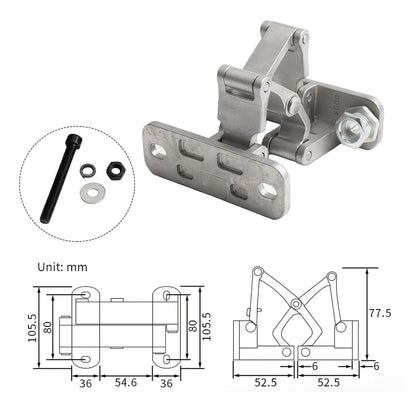 Heavy Duty Stainless Steel Stone Door Hinge Open Invisible Fire Hydrant S( 70Kg) Smile Home L（250Kg）